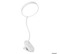 Lampe LED à pince rechargeable USB 3 modes lumière protection yeux lecture bureau chambre