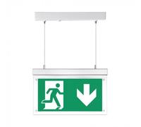 Lampe LED à suspension signalisation 2 W 160lm anti-black-out Batterie Lithium 3,6 V 900 mAh iP20 Montage superficiel VT-520 - SKU 8100