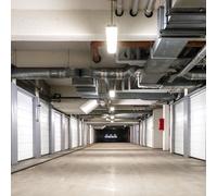 Lampe LED à vasque 48 watts Lampe LED pour locaux humides Tube LED 150 cm Garage Lampe d'atelier blanc froid, 5760lm 6400K, set de 5 pièces