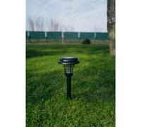 Lampe LED anti-insectes, solaire, avec piquet
