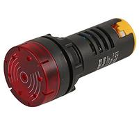 Lampe LED avec Buzzer Rouge 230 V//LED Lampe avec Buzzer 230 V Rouge module de lentille Couleur Rouge Tension d'alimentation V AC 230 V SU//Rad22sm4p (PK de 1)
