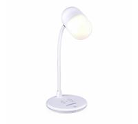 Lampe LED avec haut-parleur et chargeur sans fil Grundig Blanc 10 W 50 lm Ø 1