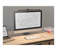Lampe LED avec pince de fixation et port USB, noir