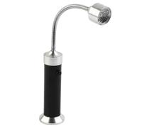 Lampe LED Barbecue avec Base Aimantée Tête Inclinable 360 Degrés Col Flexible 9 LEDs Blanches Pour Grill Camping Extérieur