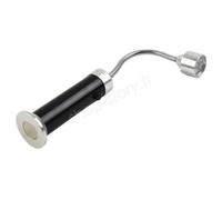 Lampe LED Barbecue avec Base Aimantée Tête Inclinable 360 Degrés Col Flexible 9 LEDs Blanches Pour Grill Camping Extérieur