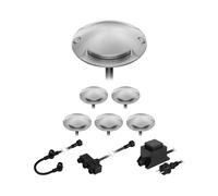 Lampe LED Bunda à poser au sol, 2 flammes, pour l'extérieur, carrossable,