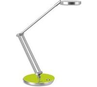 Lampe Led CepPro anis gris métal interrupteur tactile variable - Bras L24/32, socle D17, tête D10, H52 cm G