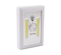 Lampe LED COB - Luminosité réglable - Applique murale pour armoire de cuisine, garage, éclairage sous armoire - Fonctionne avec piles