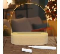 Lampe LED créative à faire soi-même, effaçable, veilleuse avec stylo effaçable, veilleuse personnalisée pour bébé, lampe de chevet LED pour enfants, cadeau de communion, disponible comme mémo