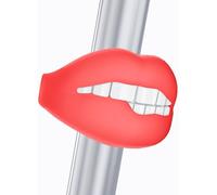 Lampe Led Créative À Lèvres En Silicone Étanche Avertissement De Sécurité Rechargeable Par Usb Pour Vélo De Route,Enfants Et De Ville,Homme Et Vélo Tout-Terrain (Rouge)