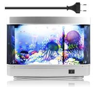 Lampe LED d'aquarium - Veilleuse d'ambiance pour aquarium - Lampe de simulation de poissons tropicaux - Avec prise européenne - Pour salon, bureau, chambre à coucher