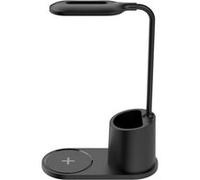 Lampe LED de Bureau et de Chevet Éclairage Réglable, Charge sans fil10W