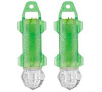 Lampe LED de Pêche Sous-Marine 200m Étanche ABS | Profondeur 200m, matériau ABS pour robuste, étanche, attire les poissons, usage sous-marin(Green light)