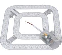 Lampe LED de remplacement pour ventilateur de plafond 24W 2100LM 3 températures de couleur Lampe de plafond à mèche ronde pour lampe de plafond encastrée