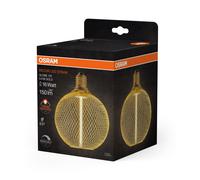 Lampe LED Globe - OSRAM - 3,5W - Blanc chaud 1800K - Verre transparent - Compatible variateur