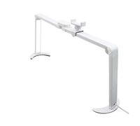Lampe LED demi-lune for extensions de cils et ongles, pliable, lampe bureau for la lecture, beauté, le tatouage, manucure, avec clip for téléphone(H-ZM25IN-W)