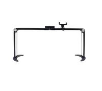 Lampe LED demi-lune for extensions de cils et ongles, pliable, lampe bureau for la lecture, beauté, le tatouage, manucure, avec clip for téléphone(H-ZM25IN-B)