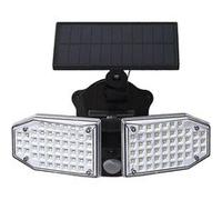 Lampe LED dernière génération solaire détecteur de mouvements et de luminosité 120 Lumens - - ALTOBUY Noir