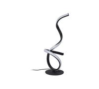 Lampe LED Design Noir et Blanche à Poser Eclairage Blanc Chaud -