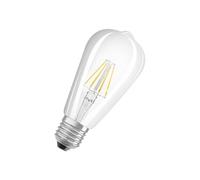 OSRAM Lampe LED dimmable Superstar avec un rendu des couleurs particulièrement élevé (CRI90) - E27-base - Aspect filament - Blanc froid (4000K) - 730 Lumen - Remplacement de 60W-Ampoules 1-Pack} blanc