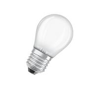 OSRAM Lampe LED dimmable Superstar avec un rendu des couleurs particulièrement élevé (CRI90) - E27-base - verre dépoli - Blanc froid (4000K) - 470 Lumen - Remplacement de 40W-Ampoules 1-Pack} blanc G