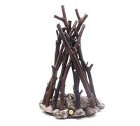 Lampe LED effet flamme réaliste rechargeable par USB avec bout fendu craquelé 3 modes d'éclairage pour une utilisation en intérieur Lampe LED rechargeable par USB