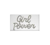 Lampe led effet neon décorative acrylique girl power rose avec raccordement secteur -