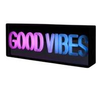 Lampe LED Effet Néon "Good Vibes" 22cm Multicolore Multicolore G