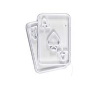 AltoBuy Lampe LED Effet néon Mural Carte de Jeu avec Port USB