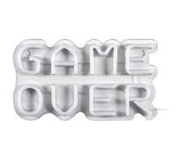 Lampe led effet néon mural game over avec port USB
