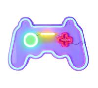 Lampe led effet néon mural manette de jeu sur port USB