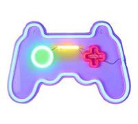 Lampe led effet néon mural manette de jeu sur port USB