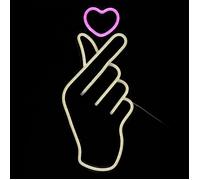 Lampe Led Effet Neon Signe Cœur Effet Usb