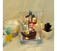 Lampe Led Électrique, Modèle Artisanal Créatif, Ville Du Ciel, Jouet Pour Enfants, Art Fait À La Main, Paysage Romantique