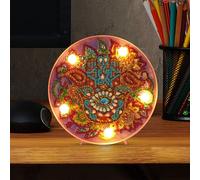 Lampe Led En Forme D'animal Avec Peinture Diamant, Luminaire Décoratif D'intérieur, Idéal Comme Cadeau D'anniversaire
