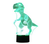 Lampe Led En Forme De Dinosaure 3d Pour Halloween, 7 Couleurs, Veilleuse Tactile, Cadeau Pour Enfants, Ornement De Maison, Support, Livraison Directe