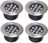 Lampe LED Enterrée Ip67 étanche pour Jardin, Cour, Bâtiment, Certifiée Ce, Rohs Et Fcc, Blue, 9W