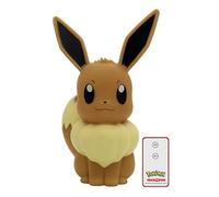 Teknofun Figurine lumineuse Évoli 30 cm – Sans fil, 2 modes d'éclairage, Marron/Crème