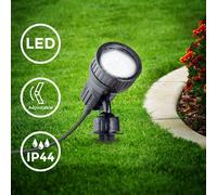 Lampe LED extérieur IP44 Spot avec piquet GU10 3W Lumière terrasse jardin noir