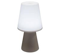 Atmosphera Lampe d’extérieur nomade Wiza blanche – Hauteur 23 cm