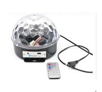 Lampe LED fête avec enceinte Bluetooth 6 couleurs télécommande USB effets lumineux