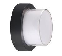 Lampe LED Fixation Mural 12W Forme Rond Point Couleur Noire V-TAC