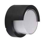Lampe LED Fixation Mural 12W Forme Rond Point Couleur Noire V-TAC VT-827-RD