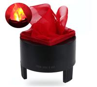 Lampe LED Flamme - TD® - Décoration Halloween - Effet Incandescent - 3W - 12cm x 12cm x 8.5cm