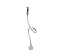 Lampe LED flexible à col de cygne 110-220 V avec base magnétique puissante et base à vis, éclairage industriel LED réglable à 360 ° pour tour (taille : 1 W 24-36 V, couleur : base fixe à vis)