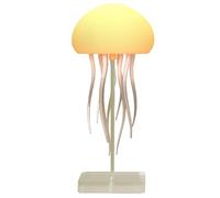 Lampe LED flottante à commande vocale en forme de poisson en gelée, lampe de nuit rechargeable | Table intelligente, lumières méduses pour enfants, table de chevet, bureau
