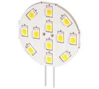 Lampe LED G4 - Goobay - 12 LEDs SMD - Blanc chaud - 2W - Durée de vie 30000h