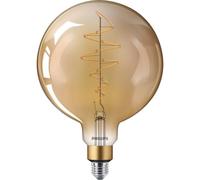 Lampe LED giant globe filament E27 7 W 470 lm ambré 1800K gradable