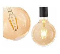 Lampe LED - GIFT DECOR - Vintage E27 - 4 W - Transparent - 12,5 x 17,5 x 12,5 cm