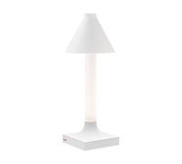 Kartell Goodnight Lampe rechargeable LED blanc mat - avec abat-jour Ce luminaire comporte des modules à LED prémontés de classes énergétiques A A++, A+, A
